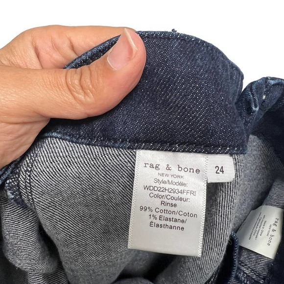 rag & bone Peyton Engineered Bootcut Dark Wash Jeans‎ - Picture 10 of 13